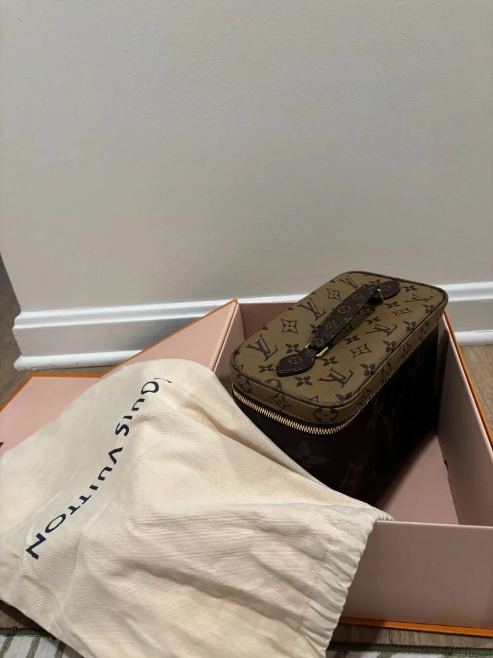 Louis Vuitton Nice BB Toiletry Case M47212 | Unused | Monogram Giant & Reverse